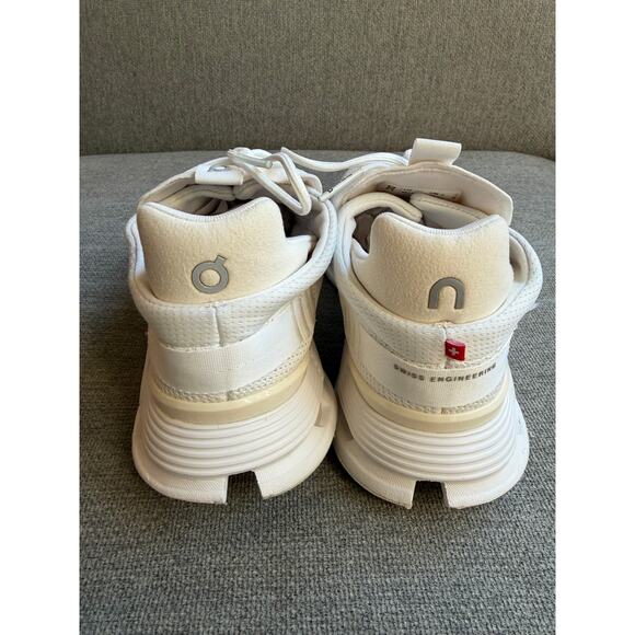 On Running Cloudnova 2 All White Lightweight Running Shoes Womens 7 - Picture 4 of 12